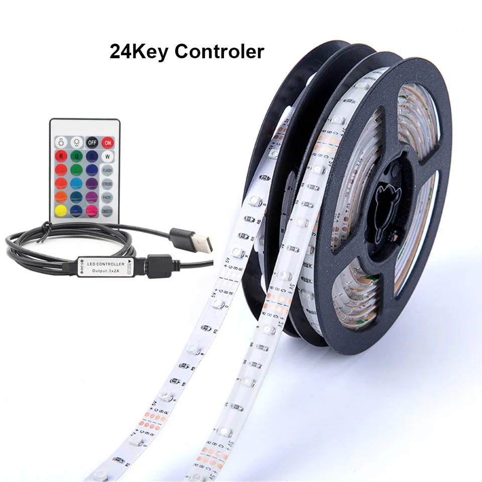 5v usb 3528 warmwhite cool white rgb led strip122
