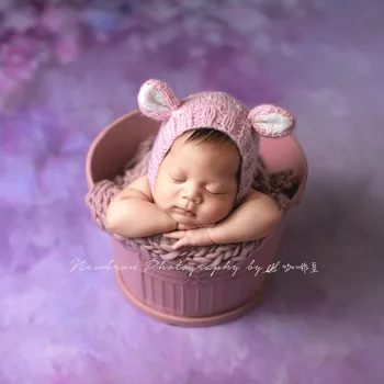 

5ft x 5ft Summer Flower Backdrops Newborn Posing Fabric Baby Girl Photography Props Vintage Stretch Background