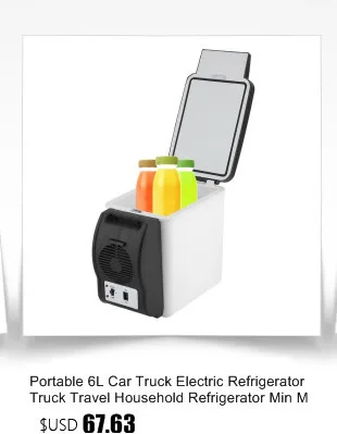 Портативный автомобильный морозильник 4л мини холодильник двойного назначения автомобильный холодильник 12 в охладитель нагреватель Универсальные Запчасти для автомобиля