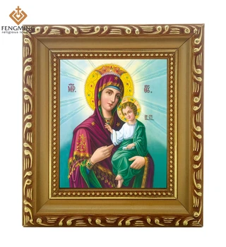 

Factory outlets cheap wood photo frame lcon ofMother maria and jesus russian orthodox church website byzantine religious system