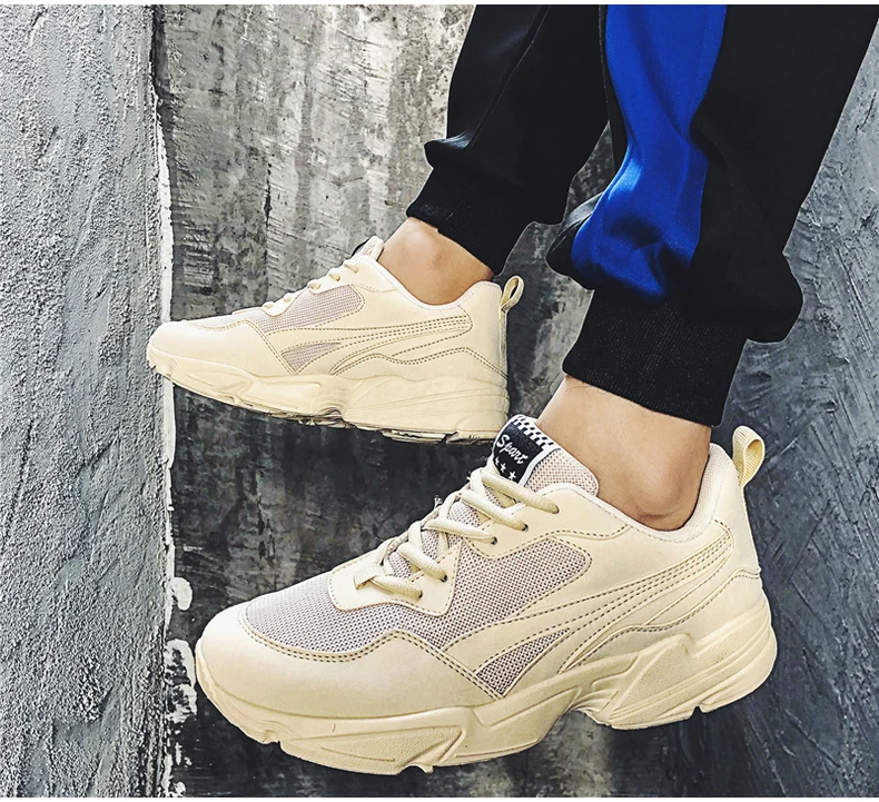 Mens Casual Shoes Chunky Trainers Sneakers Men Casual Shoes Men High Platform Classic Shoes Mens Sneakers Mesh Footwear 2019 New (15)
