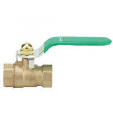 Female to Female Thread Brass Pipe Ball Valve Two Way Ball Valve Shut-off Valve Thread Pipe Ball Valve