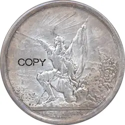 Испания 27 Febrero Санто Доминго 74un песо 1974 покрытием Серебряная копия памятная монета монеты