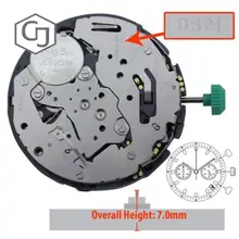 Оригинальные запчасти для кварцевых часов MIYOTA JAPAN Chrono OS21 с датой 4,5