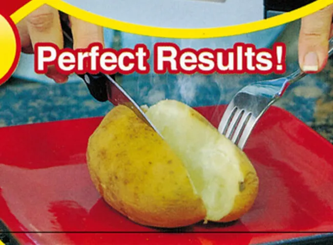 Red Washable Cooker Bag Baked Potato Microwave Cooking Quick Red Washable Cooker Bag Baked Potato Microwave Cooking Quick Fast Cooks 4 Potatoes At Once Ma In Baking Mats Liners From Home Garden On
