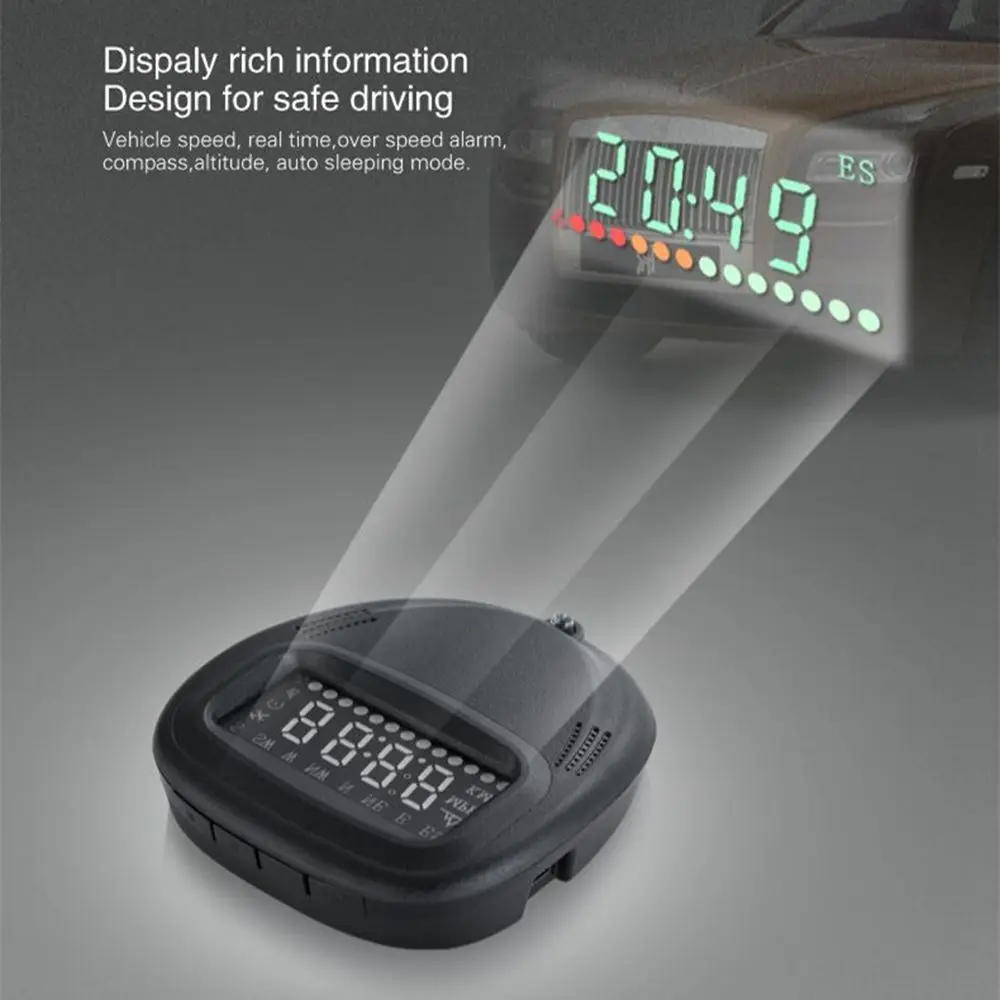 Suitable for All Car Electronic Windshield Projector Digital GPS