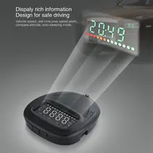 Suitable for All Car Electronic Windshield Projector Digital GPS Speedometer HUD Car Speed Projector A1 Head Up Display