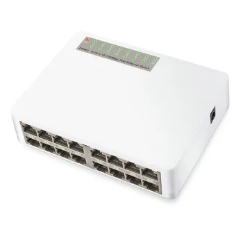 

Mini 16 Ports 10/100Mbps Fast Ethernet LAN RJ45 Vlan Network Switch Switcher Extension HUB for Desktop PC