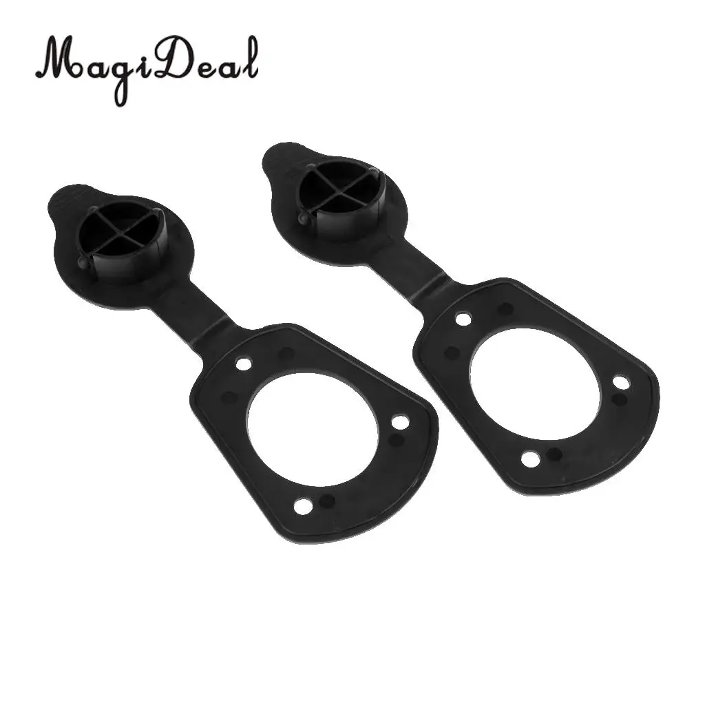 MagiDeal 2 Pieces Small Cap & Gaskets for Flush Mount Rod Holders Fishing Kayak Canoe Boat Dinghy Surfing Canoeing Rafting