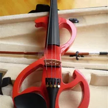 Набор красного цвета, электрическая скрипка 4/4, скрипка ручной работы, скрипка o, музыкальные инструменты, скрипка, бразильский деревянный лук