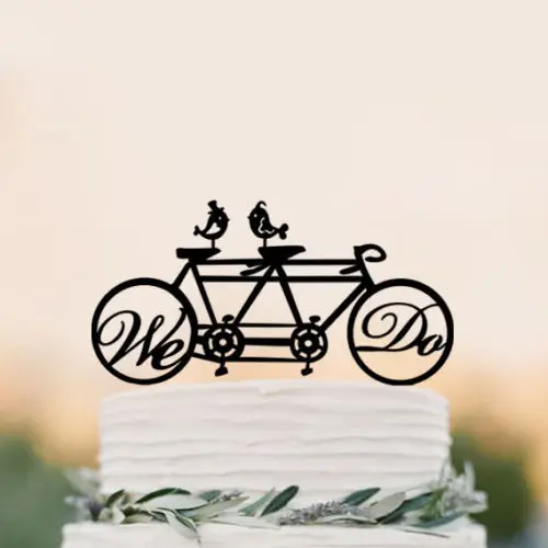 Mr Mrs Wedding Cake Topper Fiets Bruidstaart Taart Mr Mrs Wedding Cake Topper Fiets Bruidstaart Taart Mountainbike Fietser