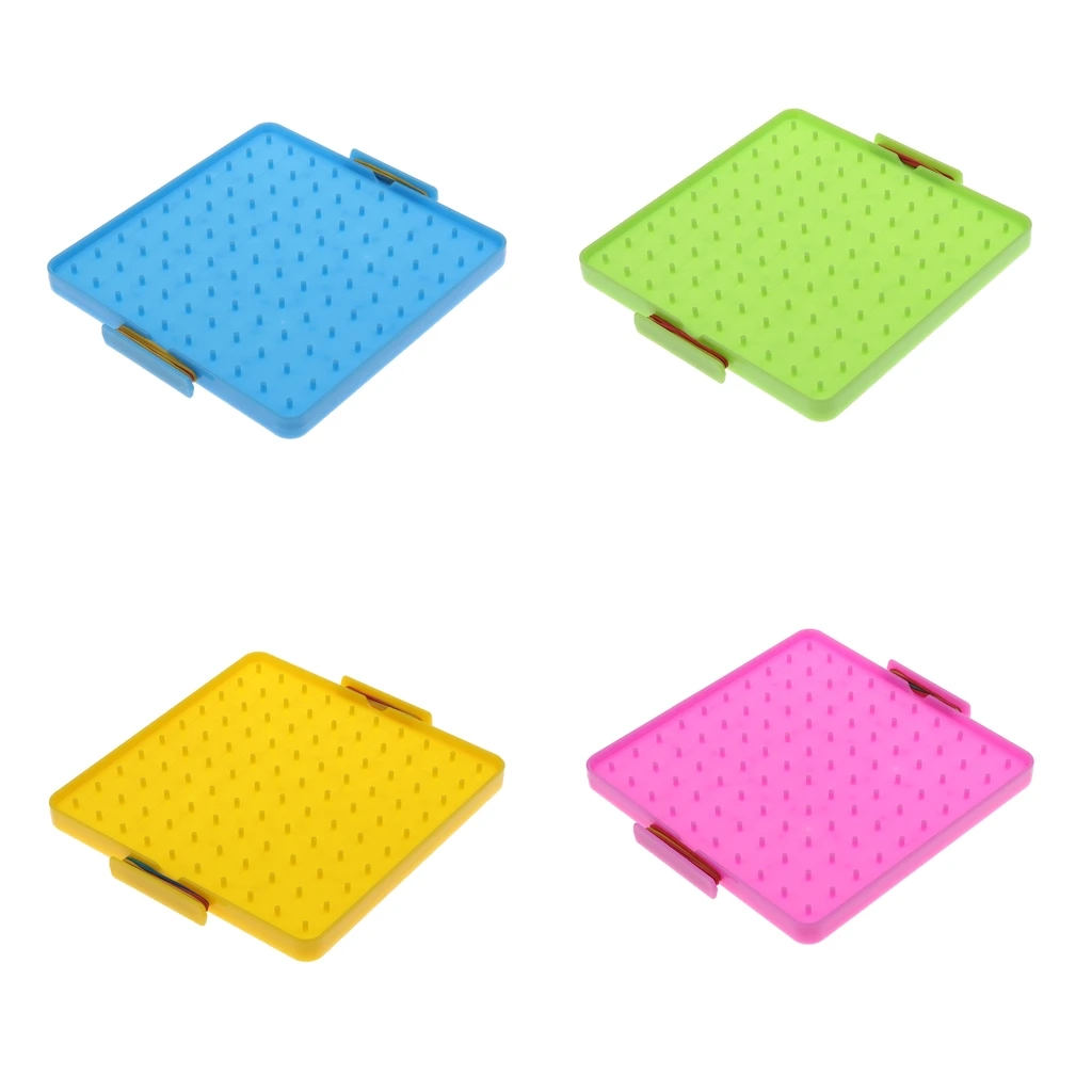 1 Piece Creative Plastic Nail Board Plate Primary Mathematics Teaching Tool for Children Kids Early Education Math Toy