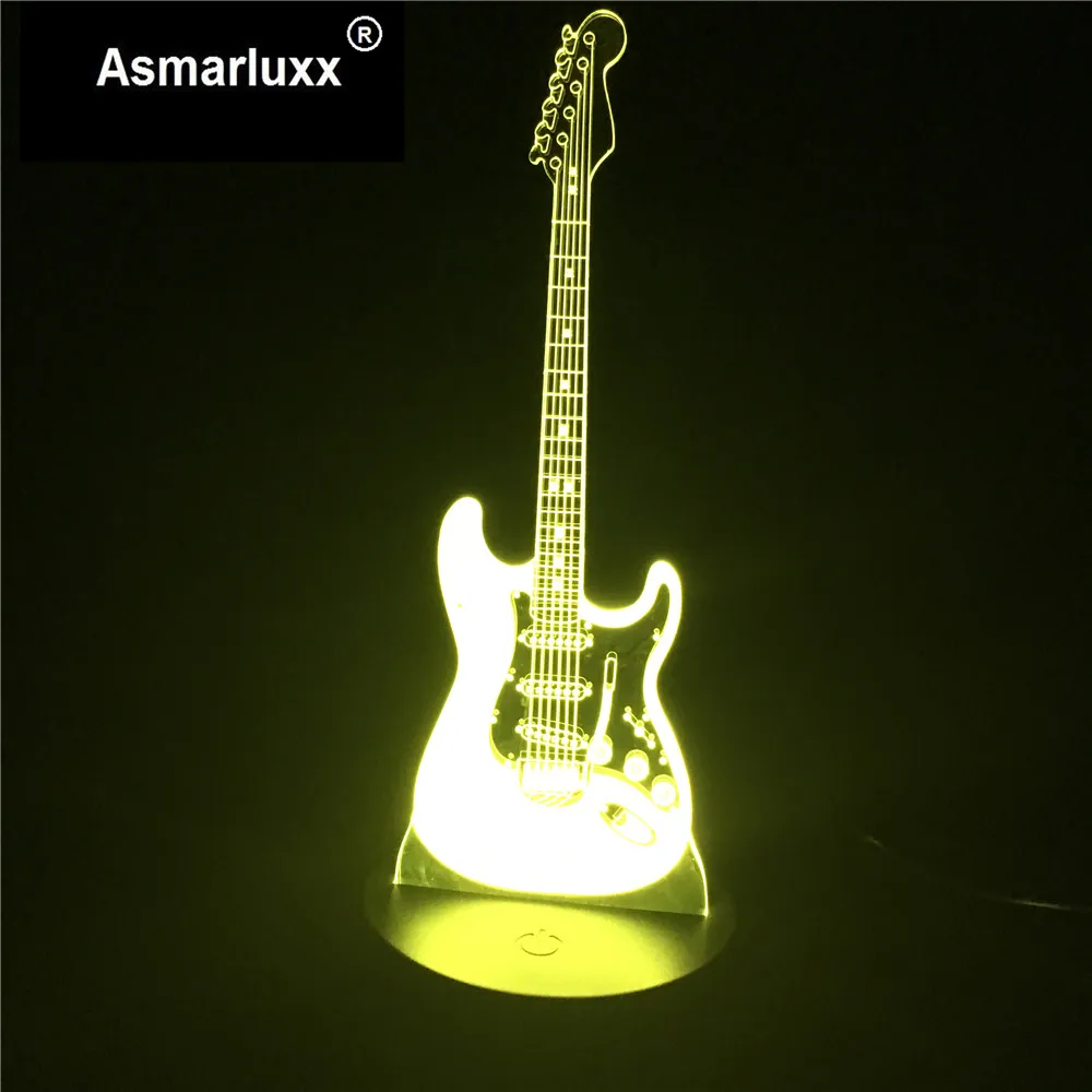 Asmarluxx Guitar 3d led lamp0005