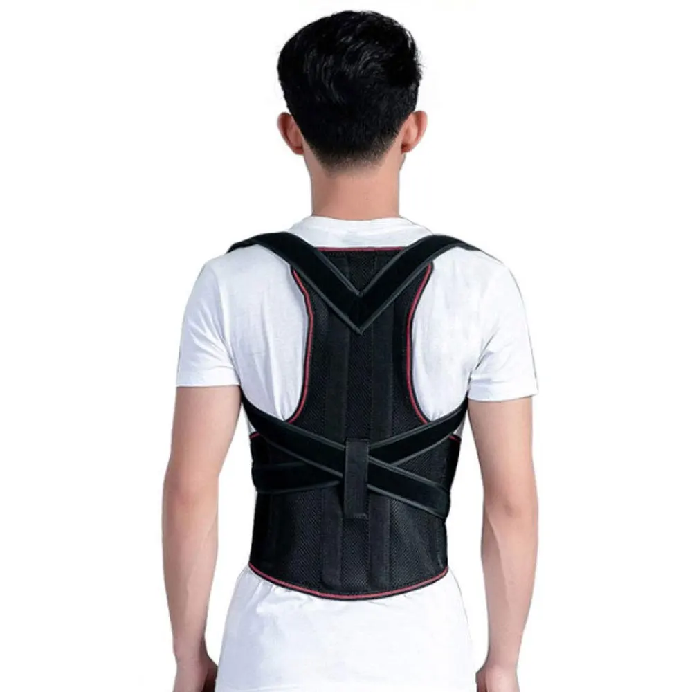 1 шт. поддержка спины Поддержка спины шеи плеча верхней части спины облегчение боли идеальная осанка корректирующий ремешок