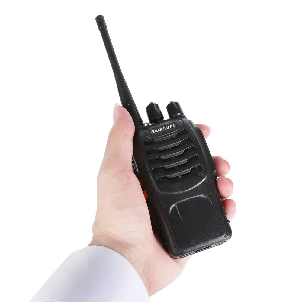 Baofeng BF-888S портативная рация 5 Вт портативная 888s UHF 400-470MHz 16CH двухсторонняя портативная радиоприемопередатчик с наушником