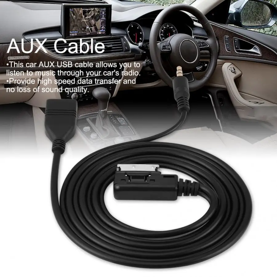 Автомобильные кабели автомобильный аудио AUX USB Кабель адаптер для Mercedes Benz C63 E200l CLS