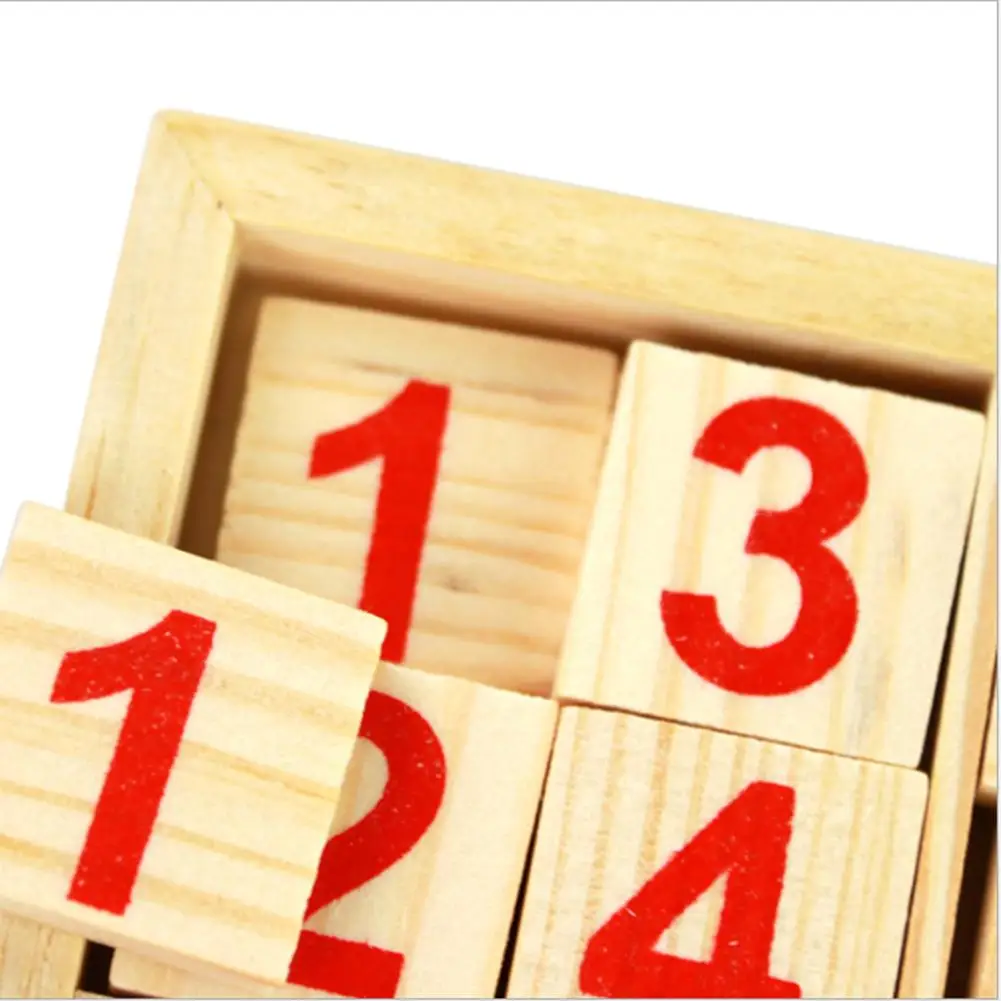 Children's Early Education Digital Film Computing Toy Counts Great Kindergarten Pupils Wooden Puzzle Learning Toys Count Sticks
