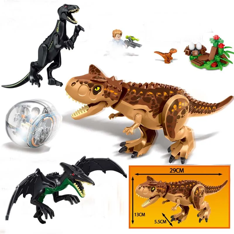 New Jurassic Dinosaur World 2 Park Indoraptor Building Blocks Jurrassic Dinosaur Figures Bricks Toys Compatible with Legoings