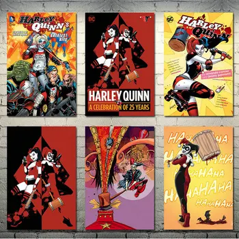 

Harley Quinn DC Anime Art Silk Canvas Poster 13x20 24x36inch Wall Pictures-003