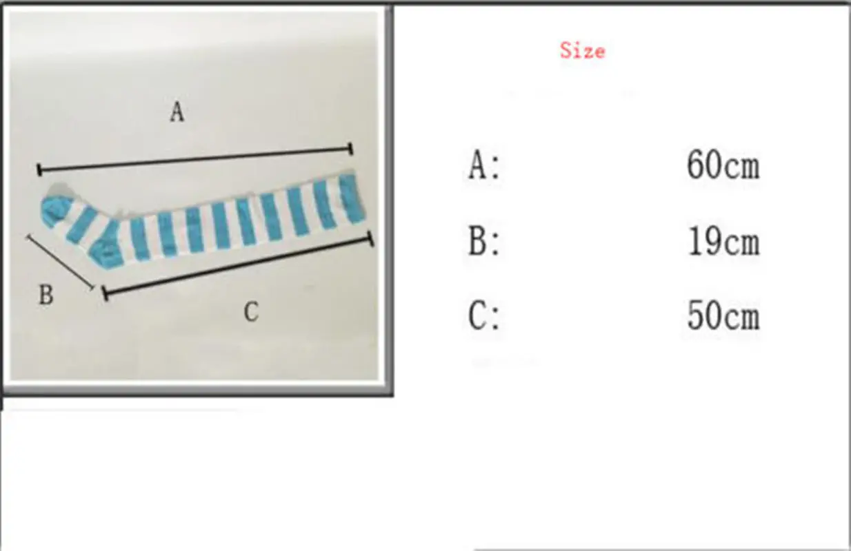 Women Girls Over Knee Long Stripe Printed Thigh High Striped Cotton Socks - Image 3