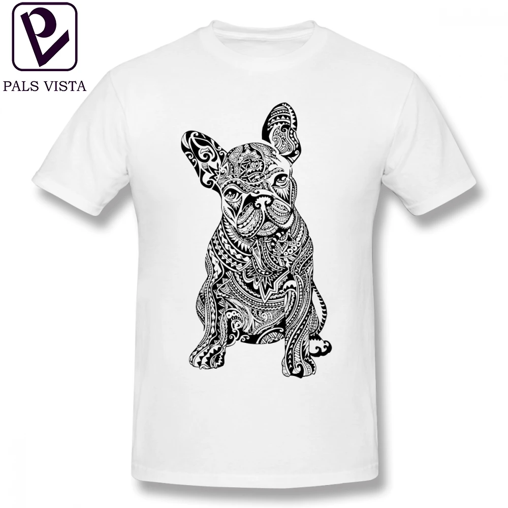 

French Bulldog T Shirt Polynesian French Bulldog T-Shirt Men 6xl Tee Shirt Awesome Printed 100 Cotton Short Sleeve Tshirt