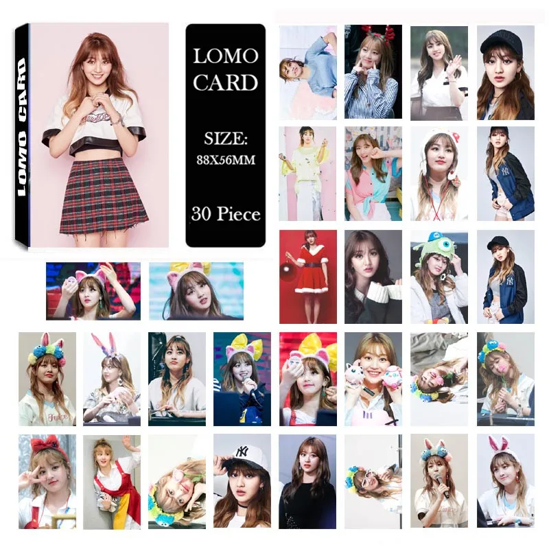 Youpop KPOP TWICE Park Ji Hyo Album LOMO Cards K POP New Fashion Self 