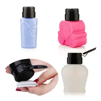 

Newly Empty Pump Dispenser Container For Nail Art Polish Acrylic fluid Bottle 07.16
