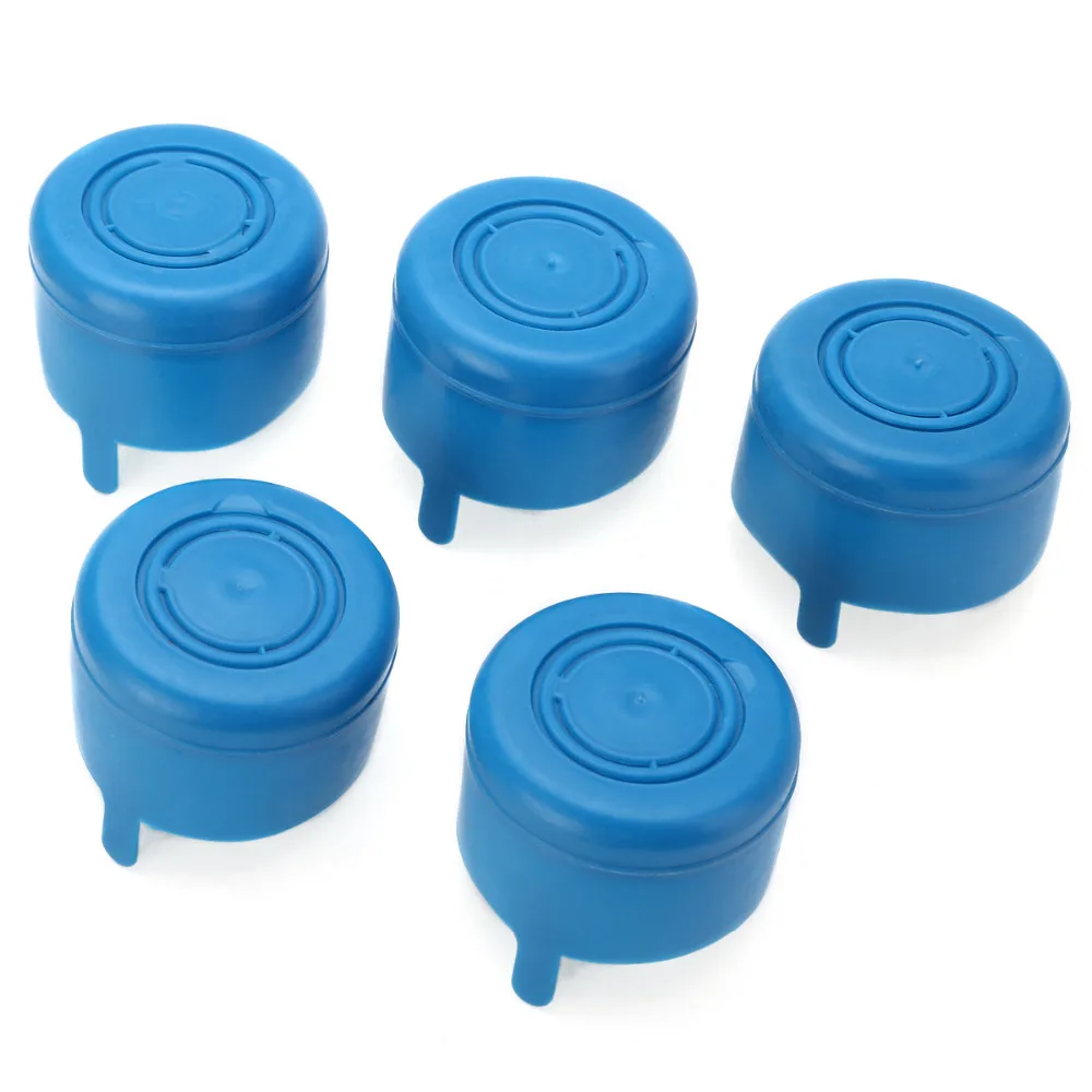 5PCS reusable water bottle snap on cap replacement for 55mm 3-5 gallon wah3