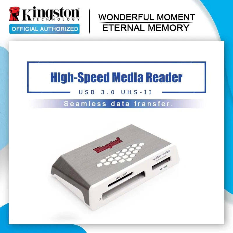 Оригинальный Kingston цифровой USB 3 0 SD TF CF Microsd кард ридер Hi Speed Media All in one Внешний USB|usb 3.0