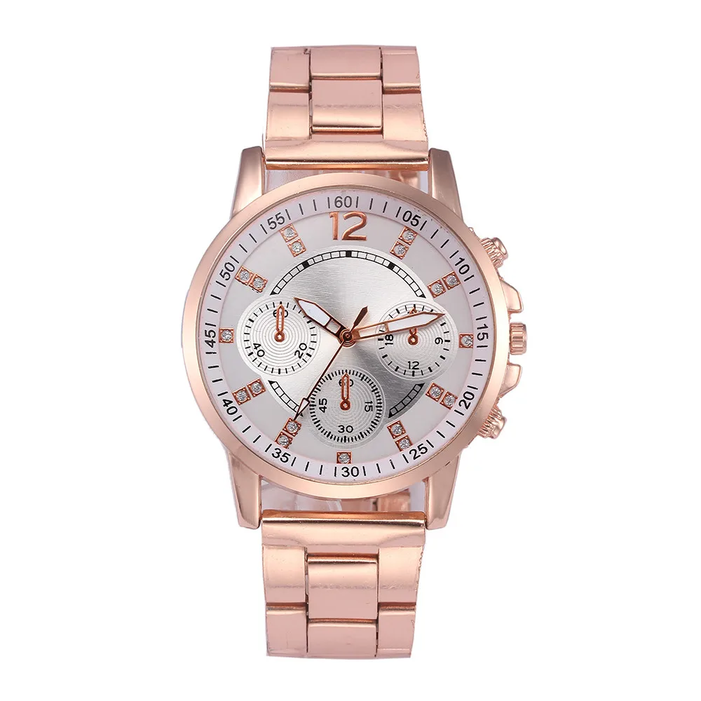 

ladies designer watches luxury watch women 2018 Fashion Man Women Crystal Stainless Steel Analog Quartz Watch Montres femm #25