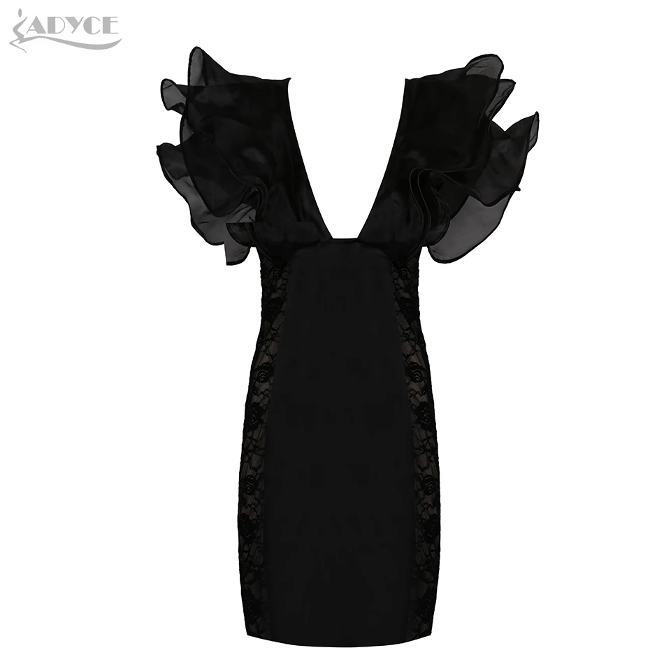 Summer Bandage Dresses 2018 New Arrivals Sexy v neck Vestidos Bandage Bodycon Dress Mini Dress Club Party dress