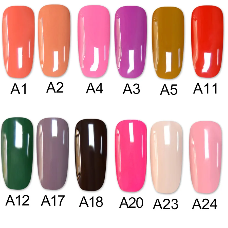 

Monasi Pure Color Gel Lacquer Soak Off Long lasting UV LED Gel Varnish Bright Series Nail Gel Polish