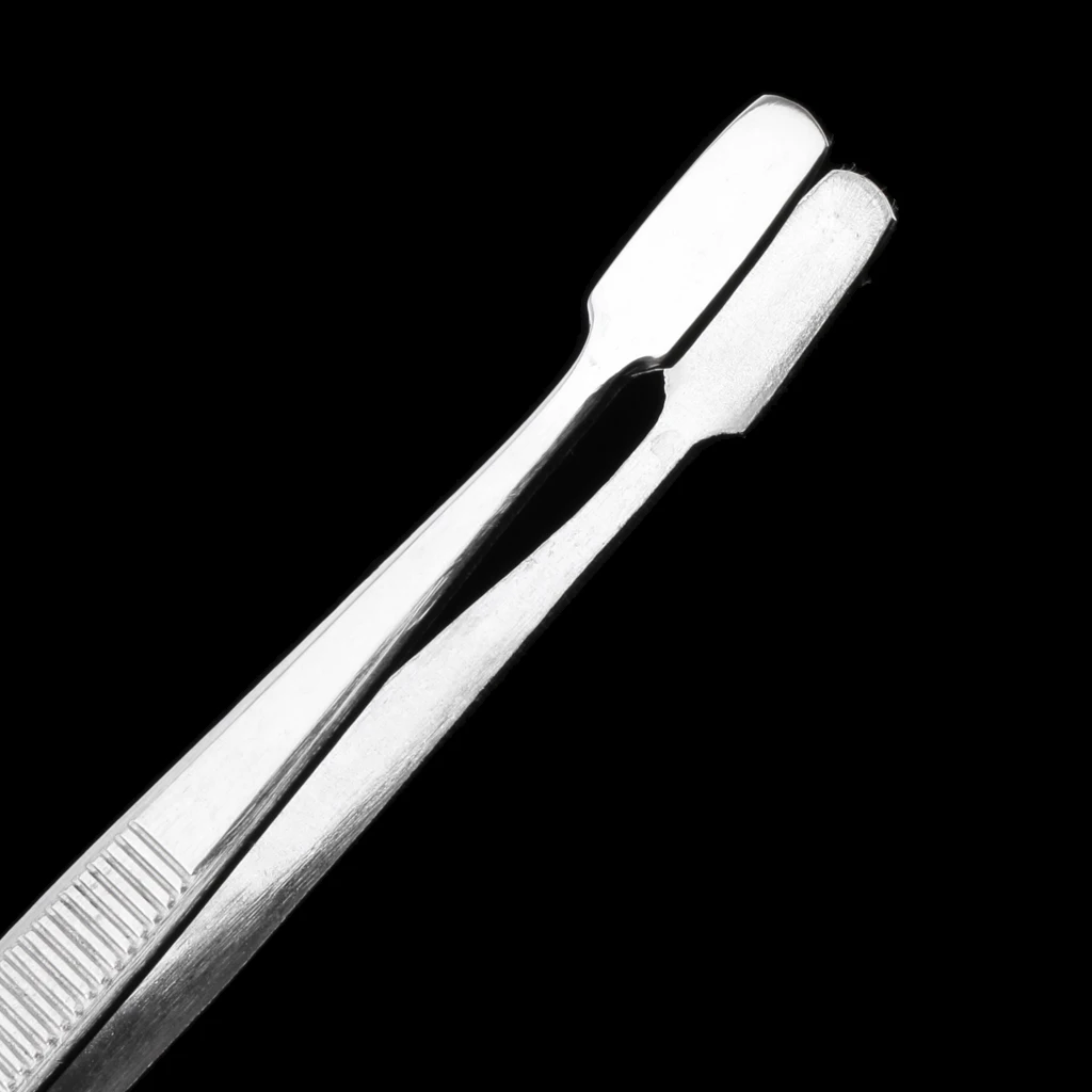 Stainless Steel Tweezer for Eyelash Extension Precision Lash Adhesive Makeup Applicator Tool