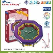 Новое поступление умный и счастливую 3d головоломка часы soban взрослых рисунки ручной работы модель обучающая и развивающая серия
