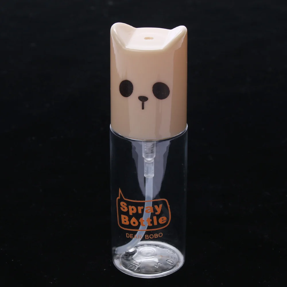 35 мл Мини Милая бутылка мультфильм пластик прозрачный пустой распылитель косметическая бутылка для хранения макияжа 1 шт