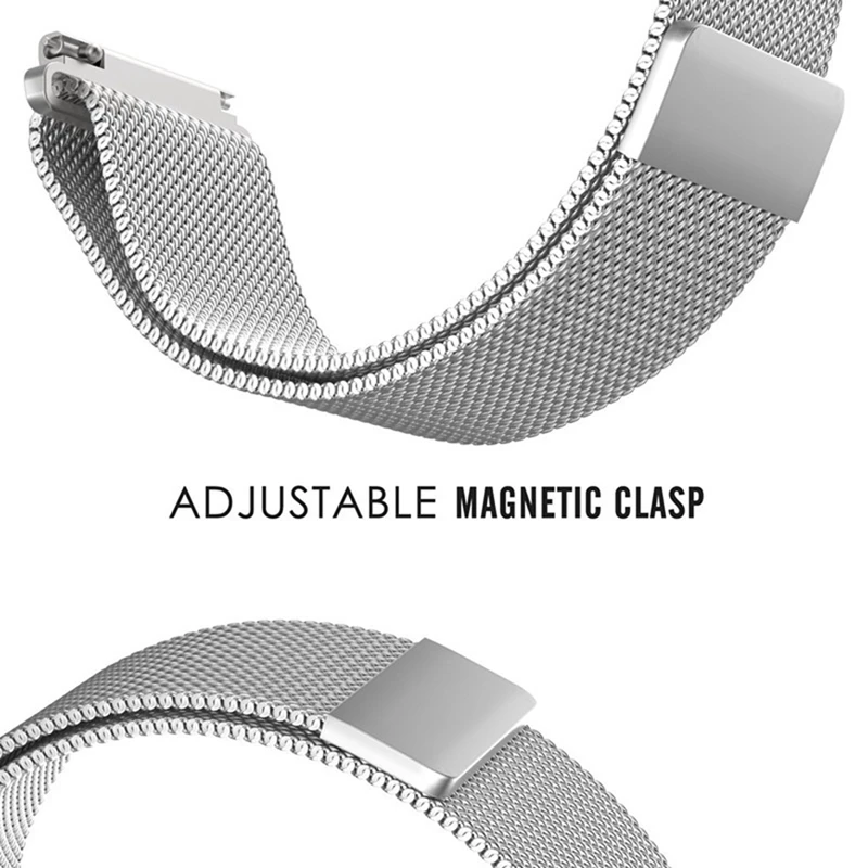 Milans, ремешок из нержавеющей стали для Xiaomi Huami Amazfit GTR Pace Stratos 2/2 S, Смарт-часы 22 мм, ремешок для samsung Galaxy huawei GT Active