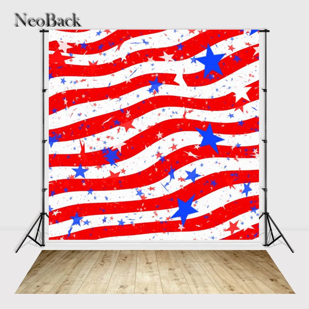 NeoBack new 5x7ft independence day vinyl USA flag studio national day