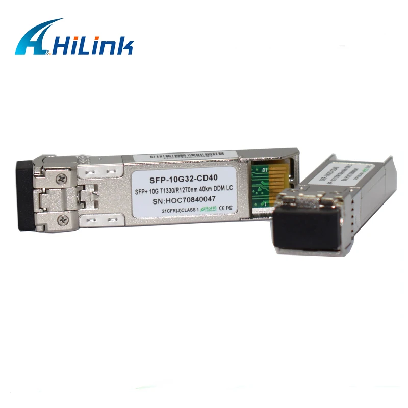 Бесплатная доставка! Mini GBIC WDM 10G BIDI SFP 40 км 1270/1330nm LC разъем DOM сильная