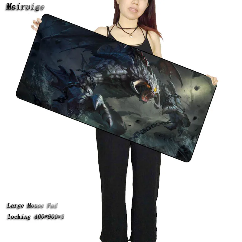 Mairuige 900*400*3mm DOTA 2 Boys Love Game Customized Speed Version Large Gaming Locking Edge Mouse