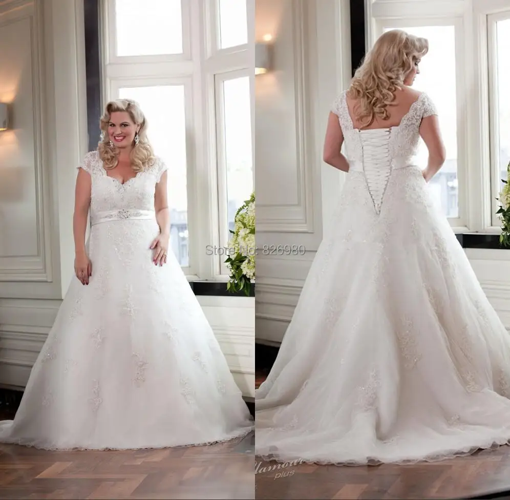 Plus Size Vintage Short Wedding Dresses