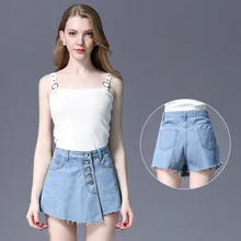 Европа Новинка летние женские модные свободные однобортные расклешенные джинсовые повседневные женские шорты плюс размер джинсы короткие штаны тренировки