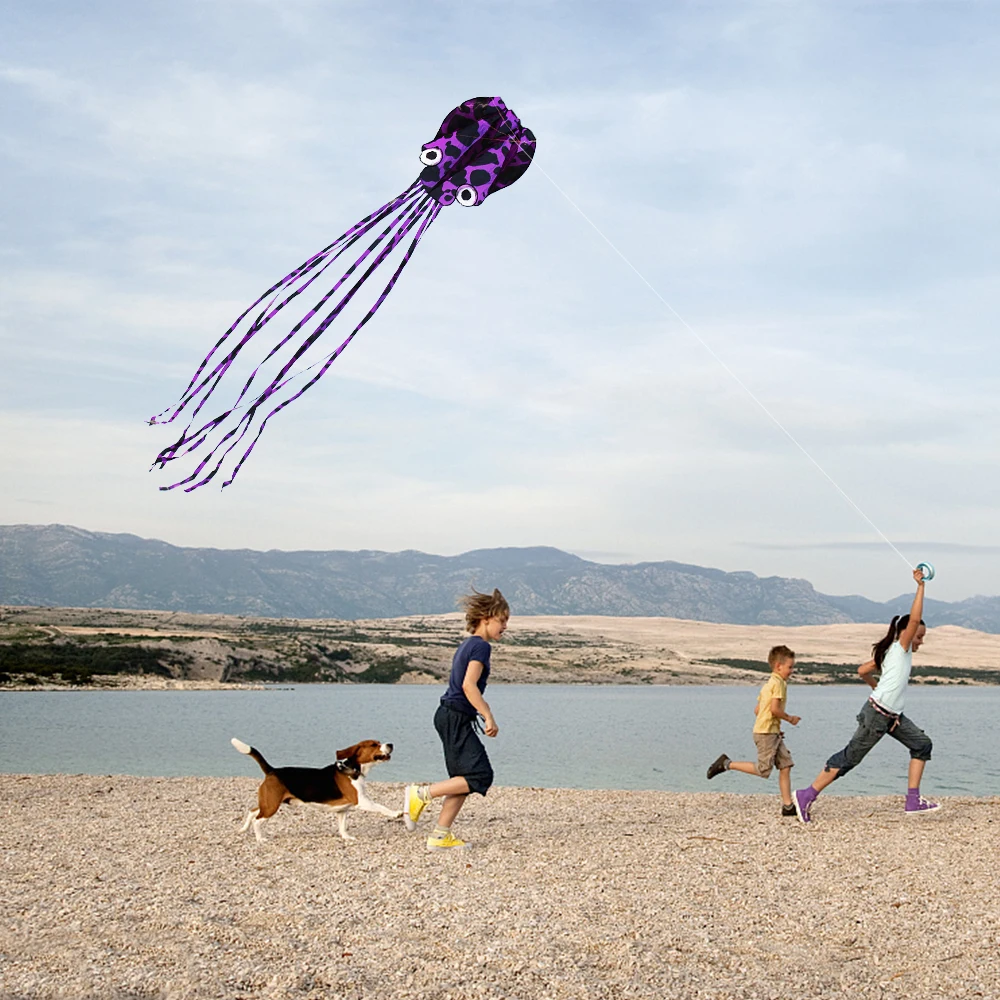 Высококачественный Однолинейный мягкий воздушный змей для активного отдыха на открытом воздухе, спортивные игрушки для взрослых и детей, Веселый пляжный воздушный змей