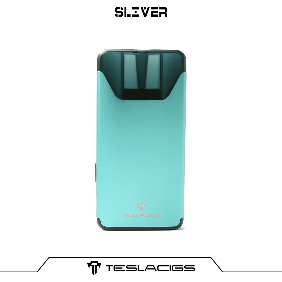 Оригинальная система pod испаритель Teslacigs Tesla серебристый электронная сигарета