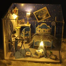 Горячие DIY/День рождения/Валентина/Рождественские подарки миниатюрная мебель модель комплекты 3D сборные игрушки творческий Дневник кукольный домик