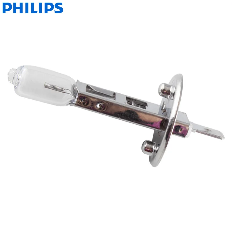 Philips Vision H1 12 V 55 W P14.5s 12258PRC1+ 30% яркая Оригинальная Автомобильная галогенная фара стандартная лампа(одинарная