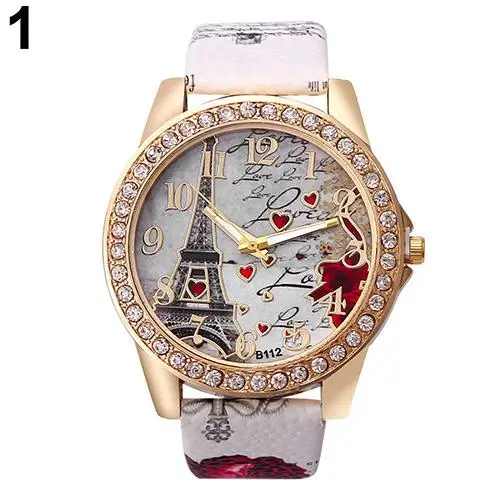 

Dropshipping New Vintage Paris Eiffel Tower Women's Quartz Watch Women Watches Girls Ladies Students Casual Wristwatch Relojes