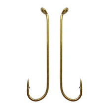 50 шт. 79580 высокоуглеродистой Сталь Рыбная ловля Крючки Чай Цвет с длинным хвостовиком стример сухих мушек Рыбная ловля крючок для джиг Размеры на возраст 2 4 6 8 10 лет