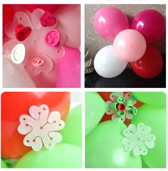 

NEW 20pcs Flower Balloons Decoration Accessories Plum Clip Practical Birthday Wedding Party Plastic Balloon Clip Globos