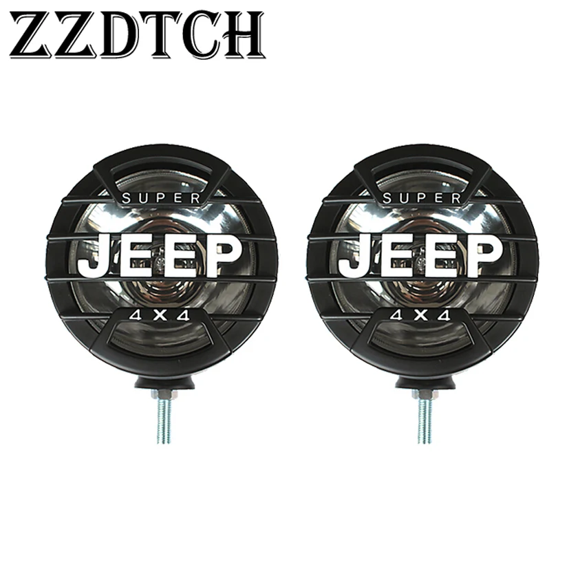 

ZZDTCH 2PCS 12V 7inch round universal fog lamp used for jeep wrangler fog lamp