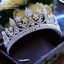 High-end Royal Queen Big Size Cubic Zircon Tiaras Crowns Luxurious Brides Princess Hairbands Full CZ Wedding Hair Accessories High-end Royal Queen Big Size Cubic Zircon Tiaras Crowns Luxurious Brides Princess Hairbands Full CZ Wedding Hair Accessories